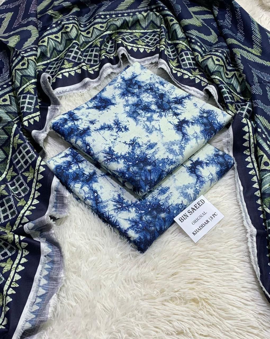 BINSAEED 3PC Khaddar Collection – Printed Winter Suits