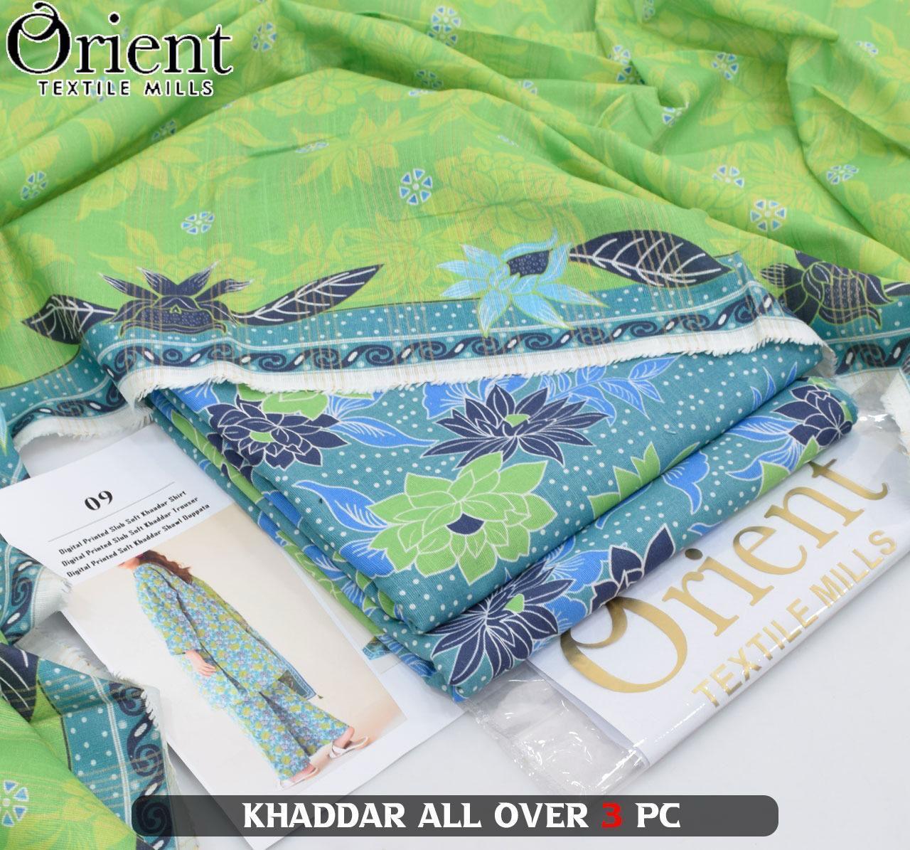 Orient 3PC Khaddar Collection – Digital Printed Winter Suits 2025