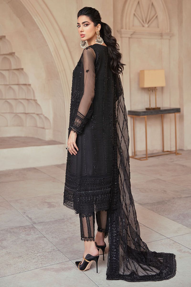 MUSHQ Wedding Edition – Net & Organza Embroidered 3PC Luxury Dress