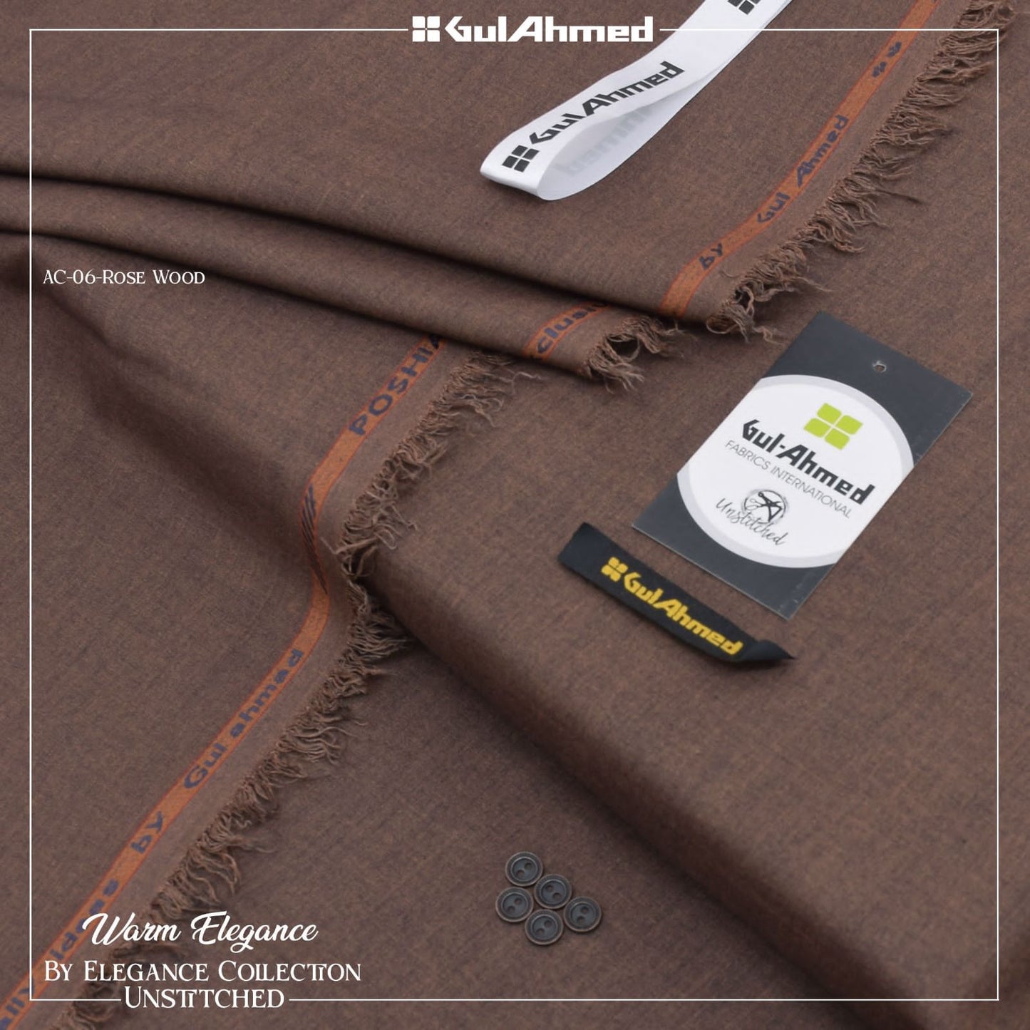 Gul Ahmed Men’s Semi Wool – Unstitched Winter Collection