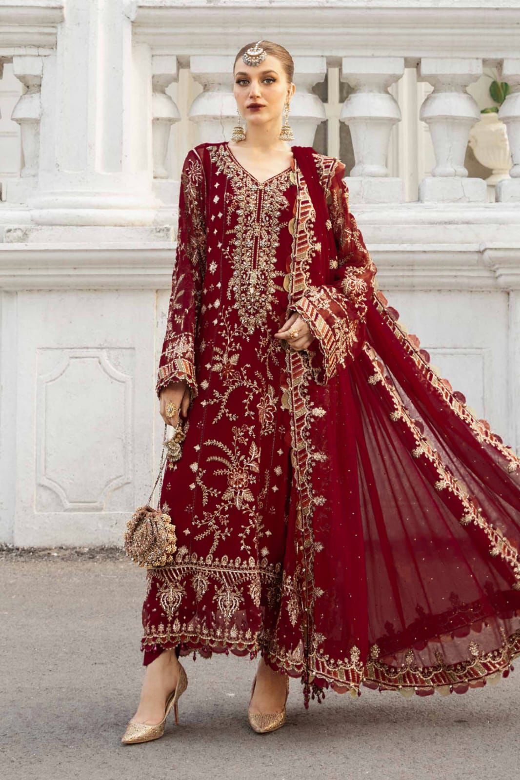 Maria B Chiffon Collection 2024 – Luxury 3PC Embroidered