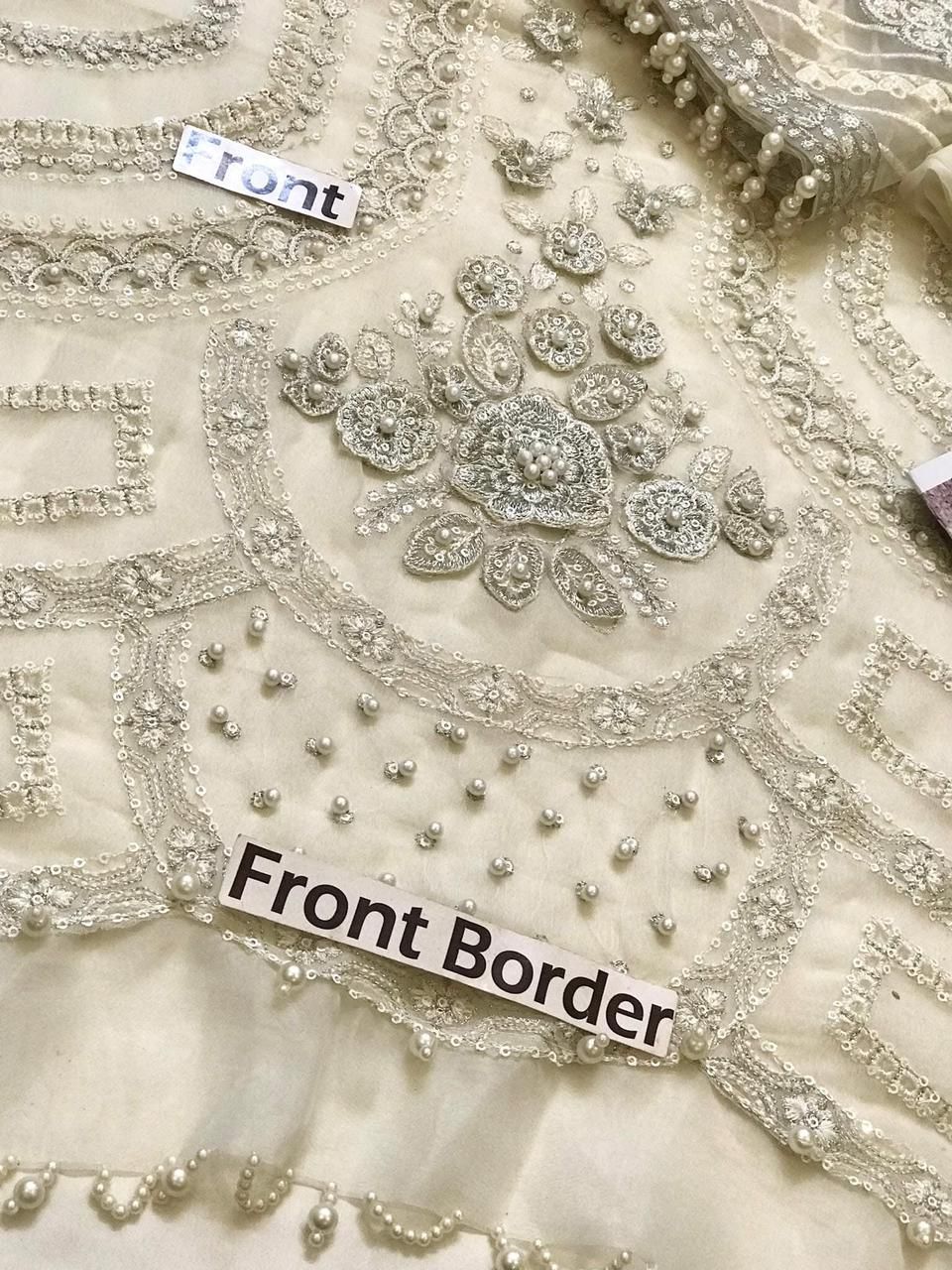 Maria B Chiffon 3PC Luxury Suit – Heavy Embroidery (Premium Version)