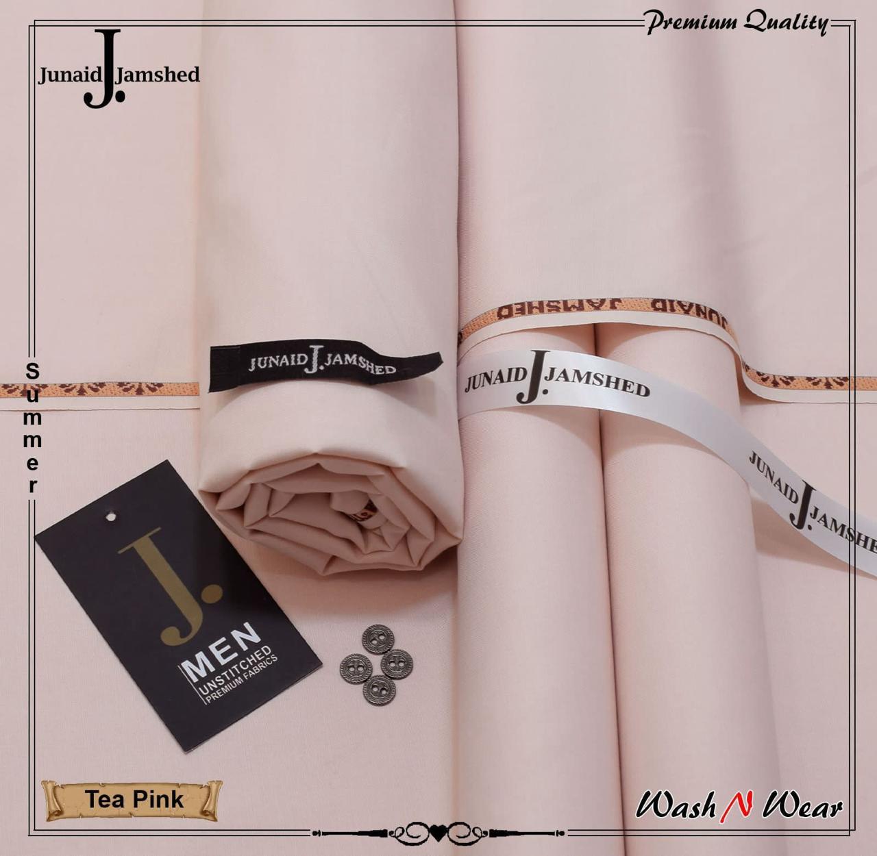 J. Junaid Jamshed Men’s Summer Collection – Premium Wash & Wear Fabric