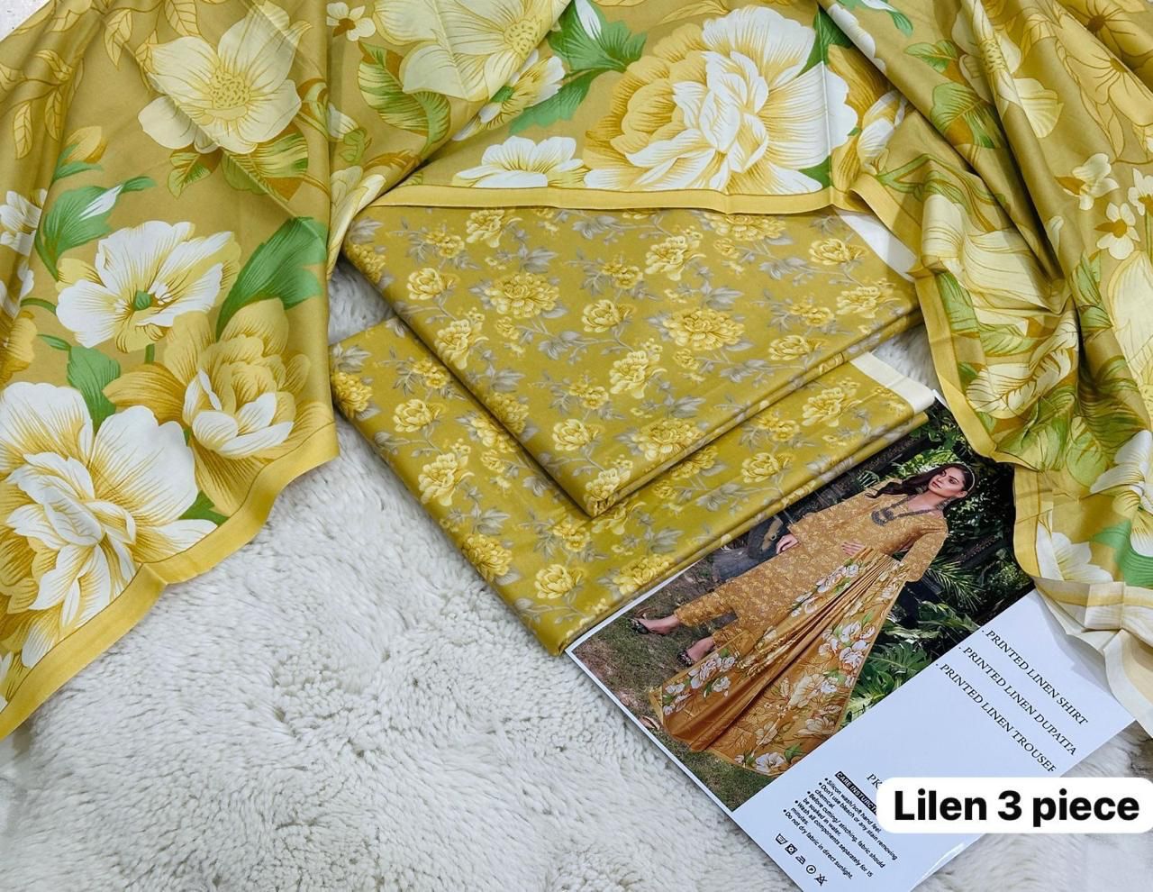 Maria B | Iznik | Baroque | Charizma – Linen 3PC Printed Winter Collection 2025