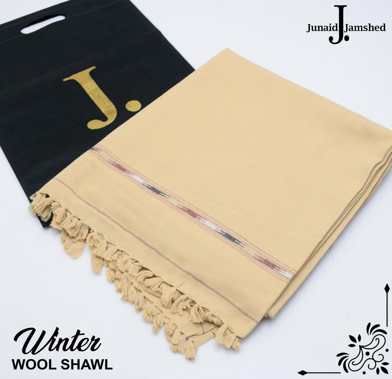 J. Junaid Jamshed Men’s Winter Shawl – Pure Wool