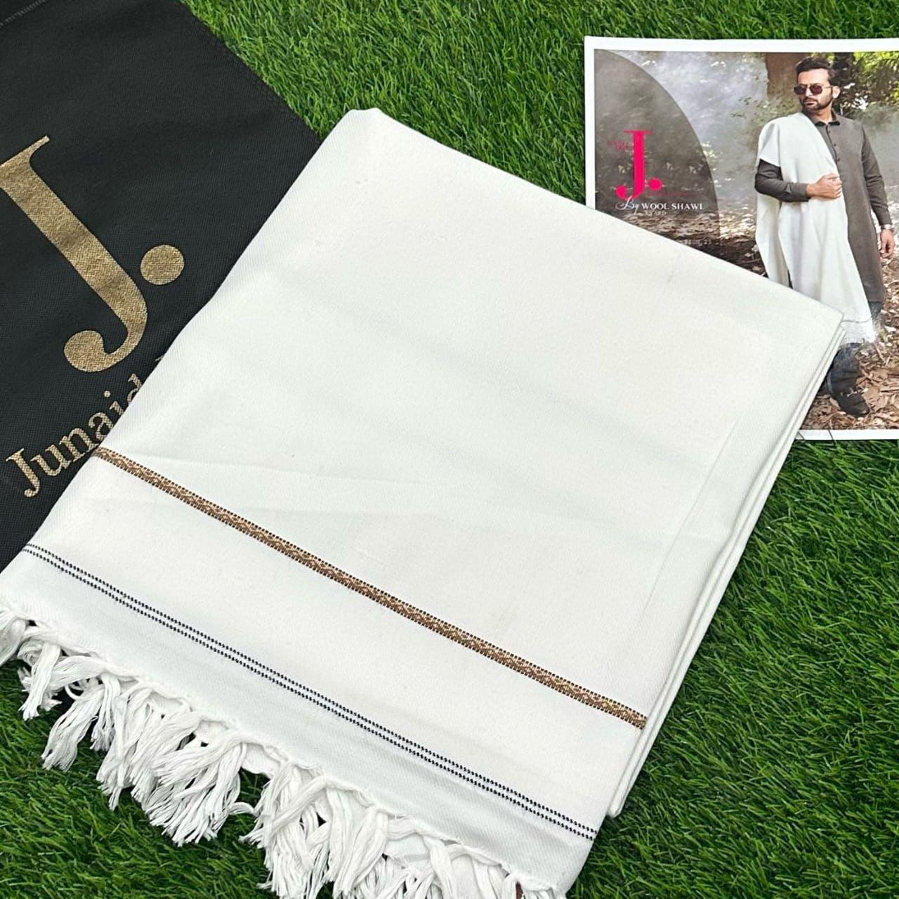 J. Junaid Jamshed Men’s Winter Shawl – Pure Wool