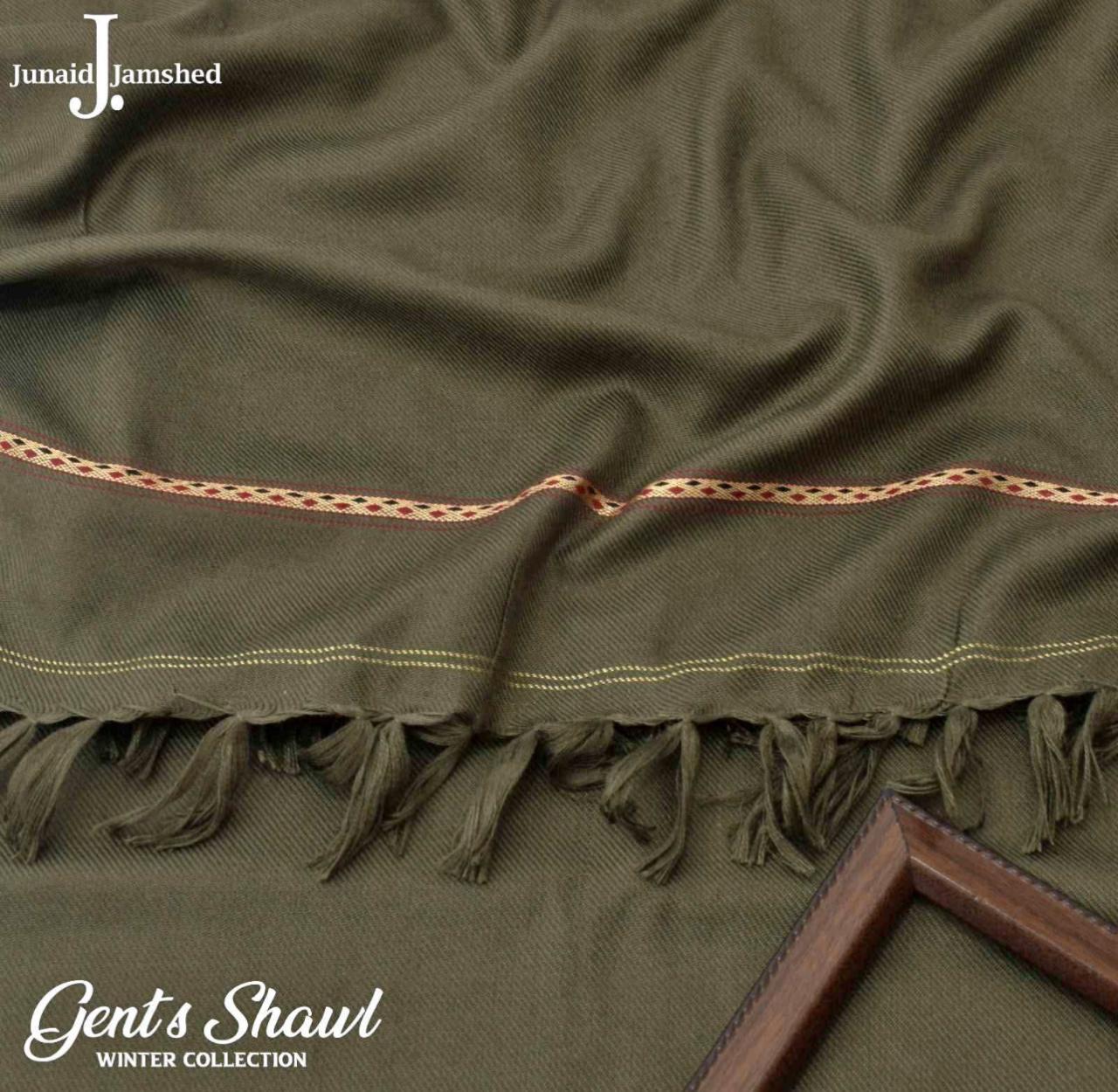 J. Junaid Jamshed Men’s Winter Shawl – Pure Wool