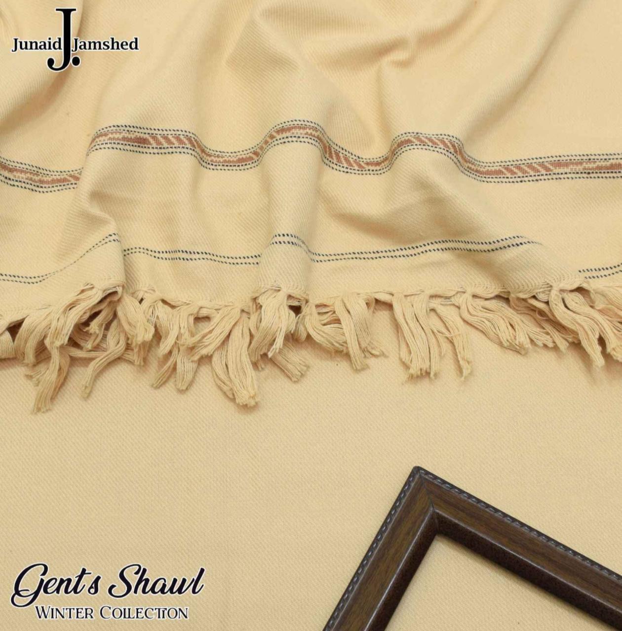 J. Junaid Jamshed Men’s Winter Shawl – Pure Wool