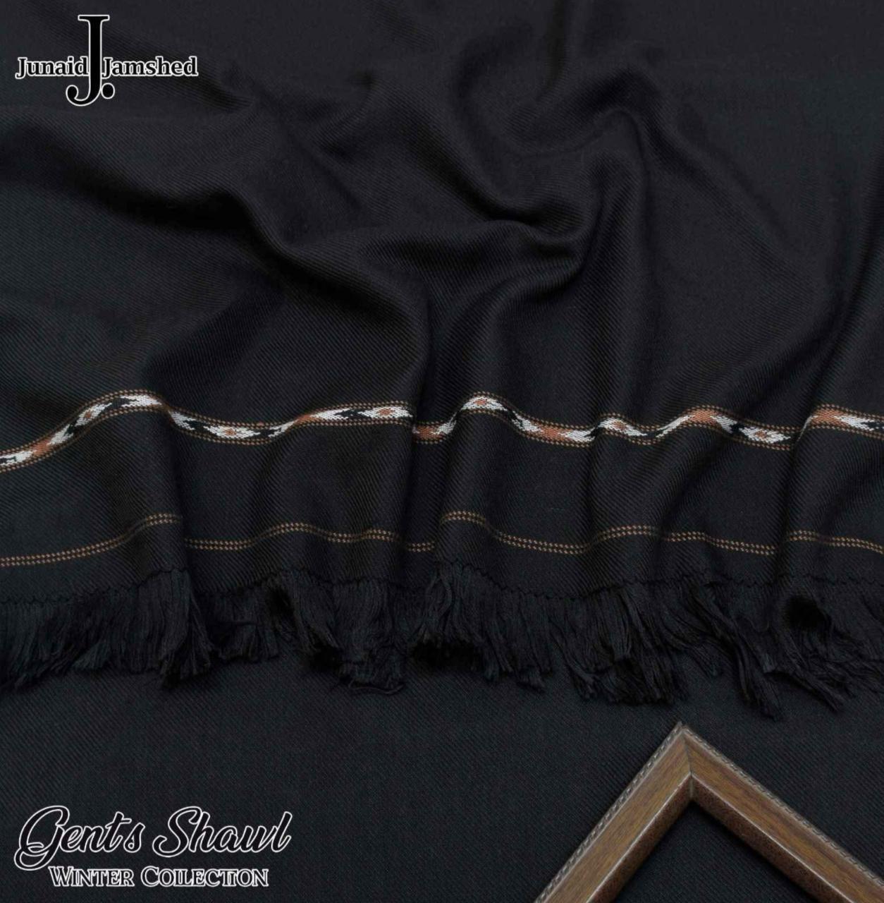 J. Junaid Jamshed Men’s Winter Shawl – Pure Wool