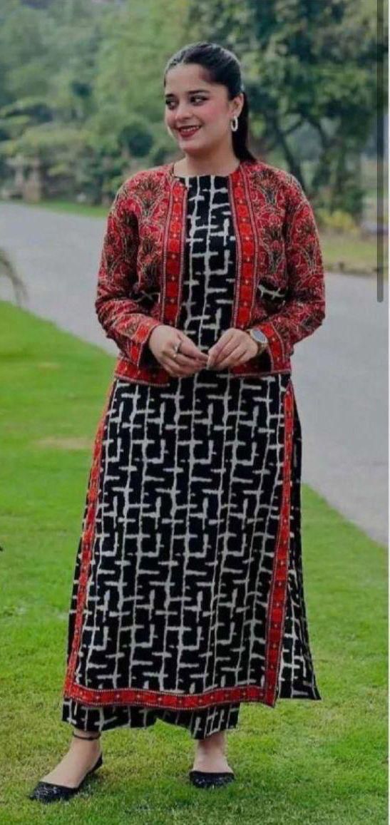 BINSAEED 3PC Khaddar Collection – Printed Winter Suits