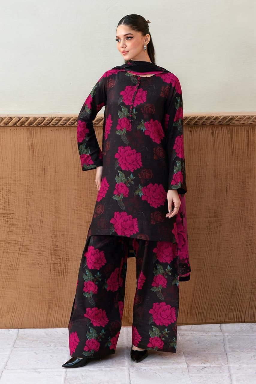 BINSAEED 3PC Khaddar Collection – Printed Winter Suits
