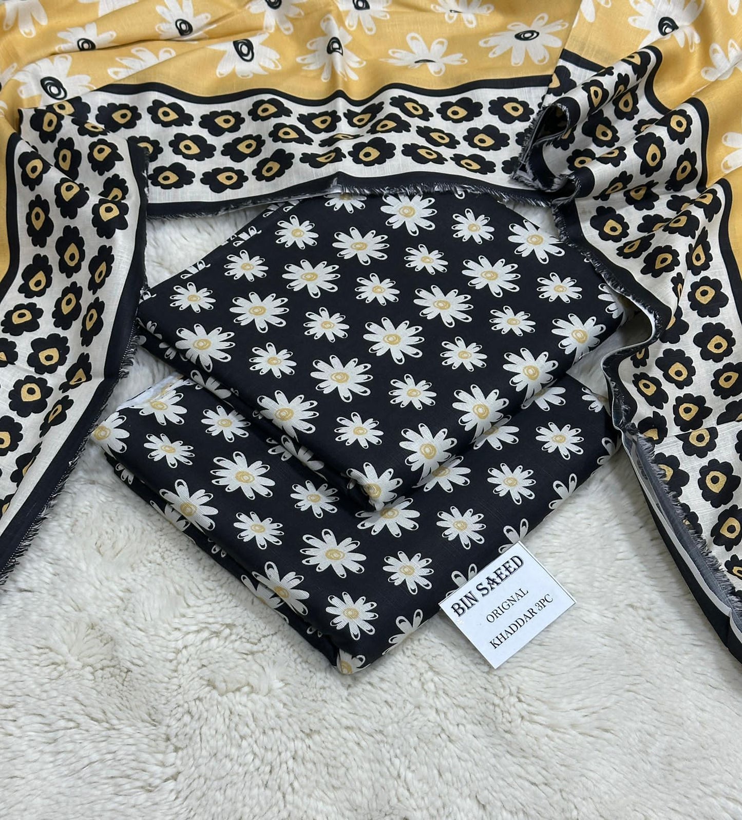 BINSAEED 3PC Khaddar Collection – Printed Winter Suits