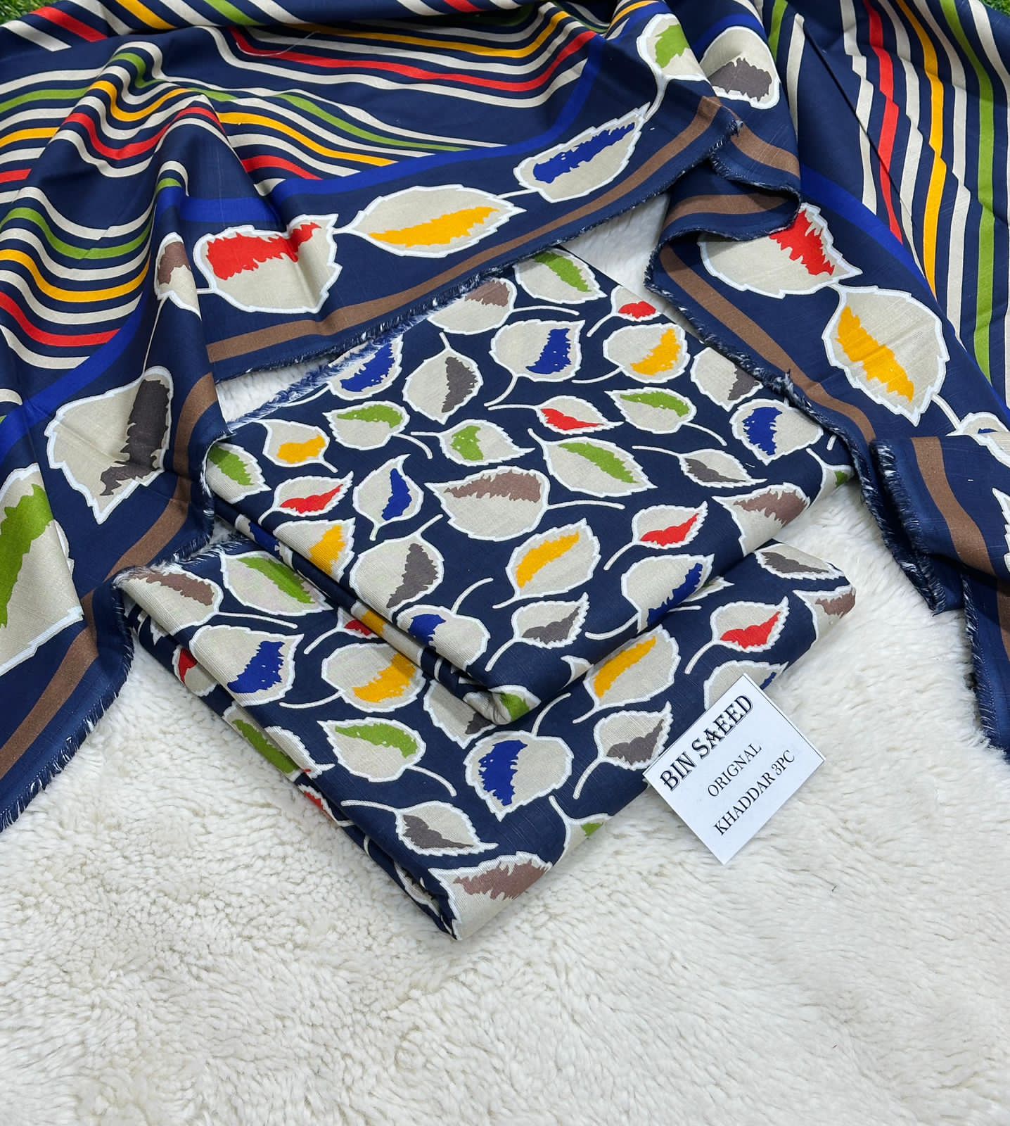 BINSAEED 3PC Khaddar Collection – Printed Winter Suits