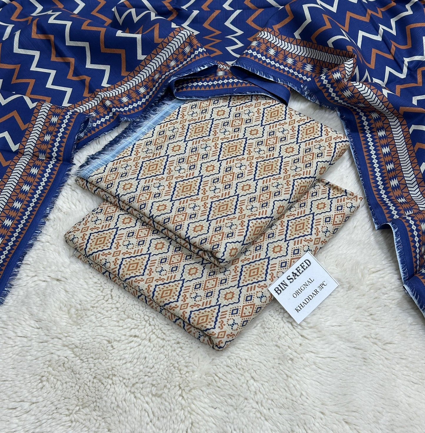BINSAEED 3PC Khaddar Collection – Printed Winter Suits
