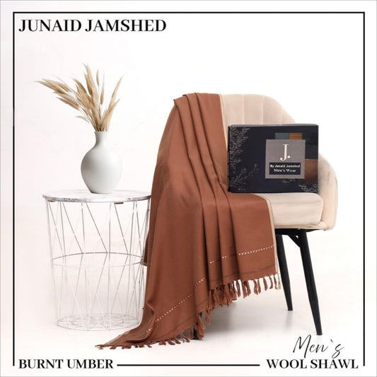 J. Junaid Jamshed Men’s Winter Shawl – Pure Suti Wool