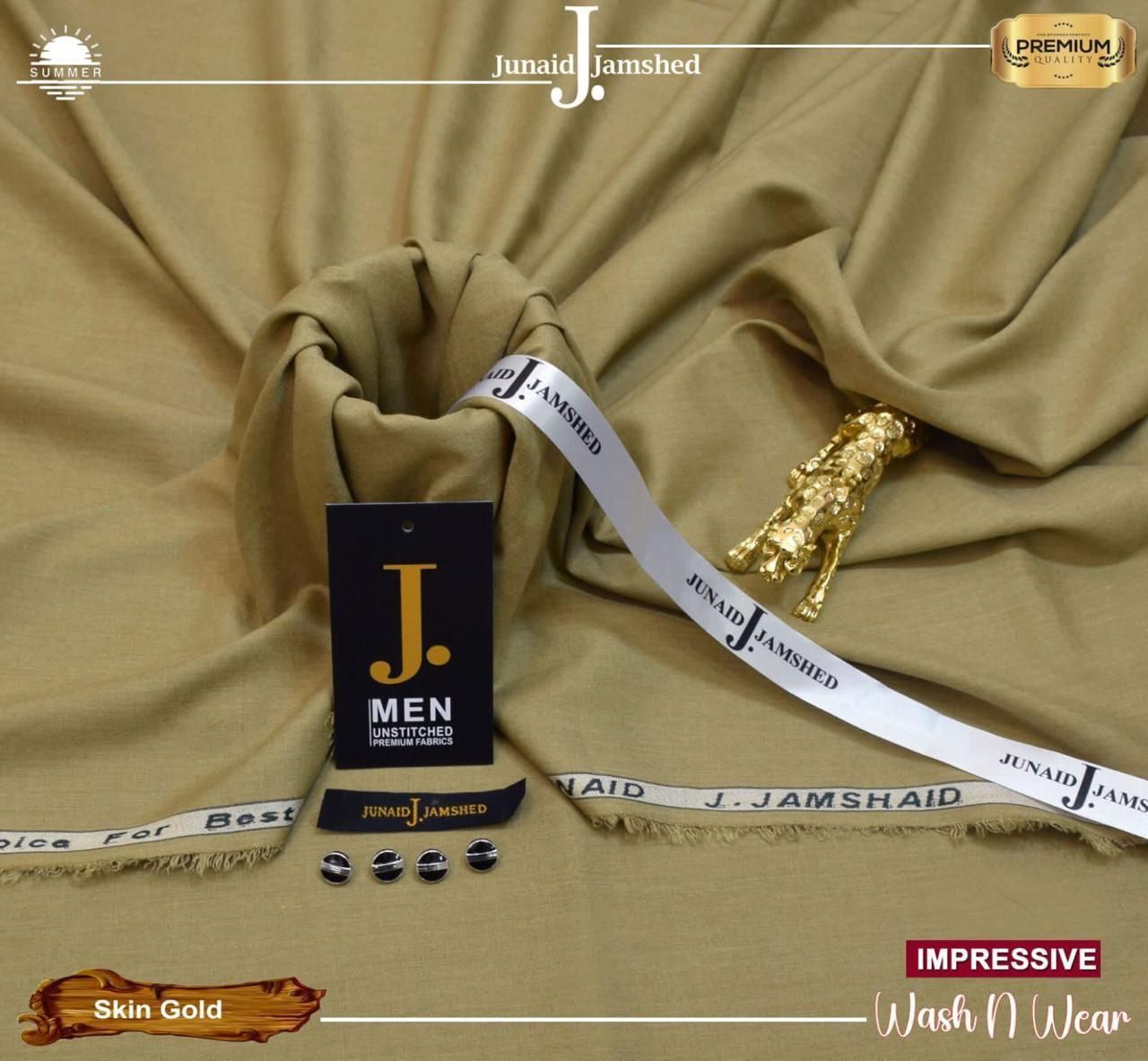 J. Junaid Jamshed Winter Collection 2025 – MVS Wash & Wear Unstitched Suit