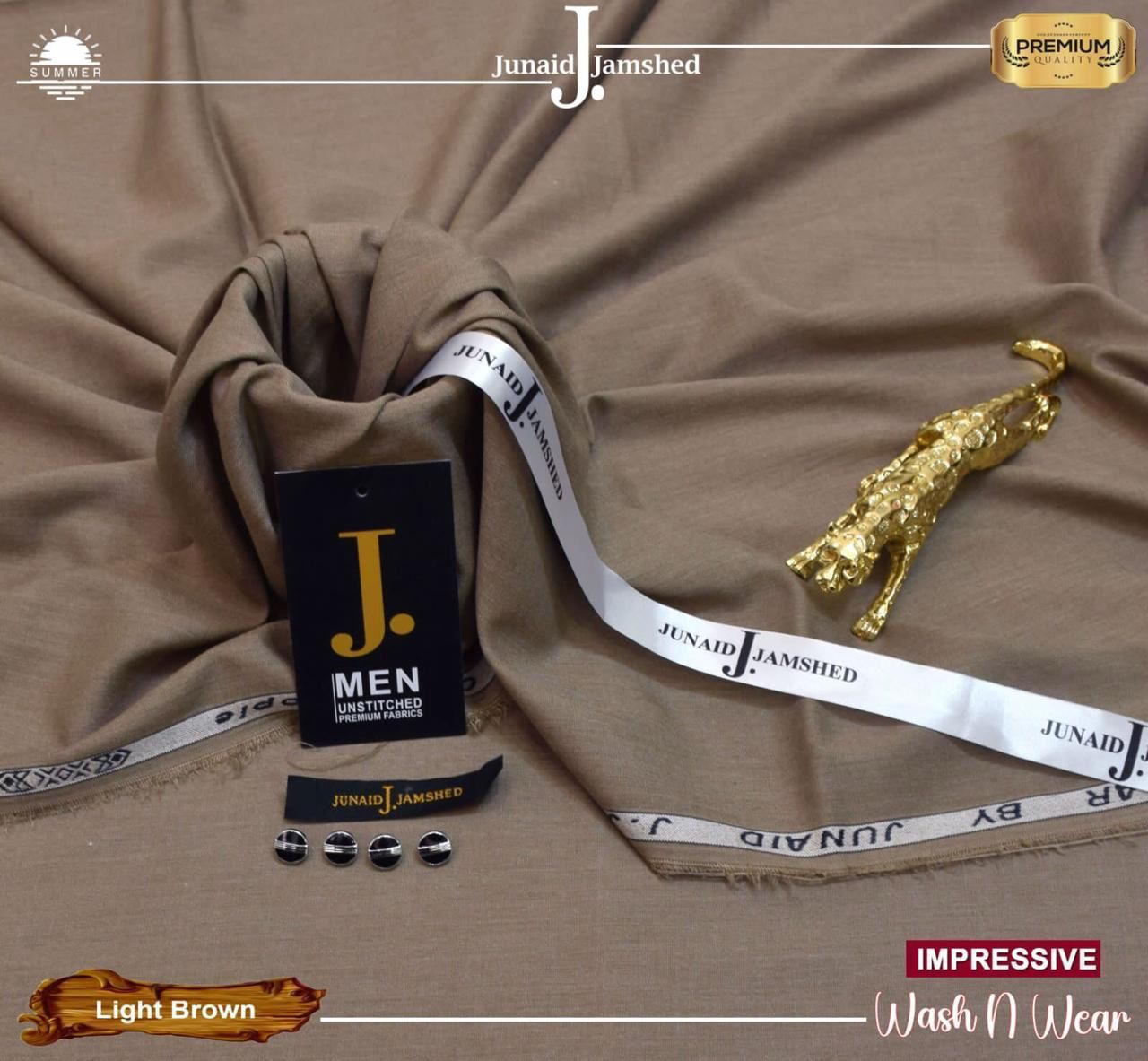 J. Junaid Jamshed Winter Collection 2025 – MVS Wash & Wear Unstitched Suit