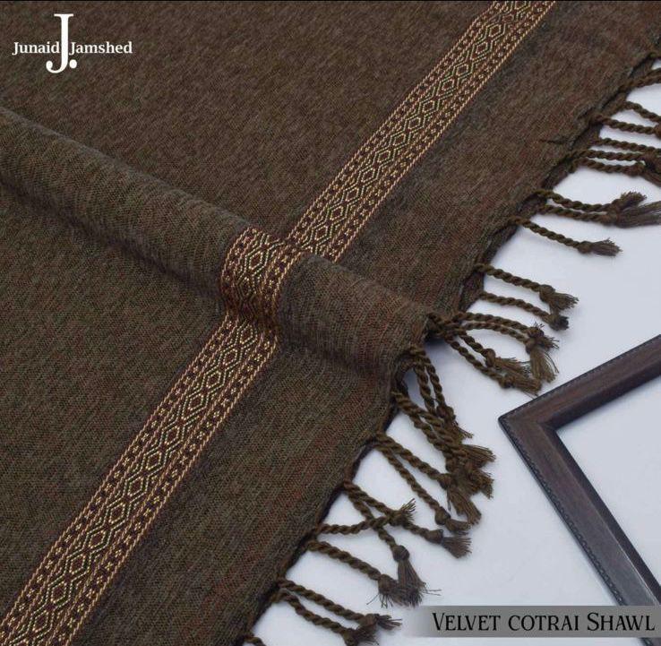 Men’s Velvet Shawl – Luxury Winter Collection with Border Work & Tassels