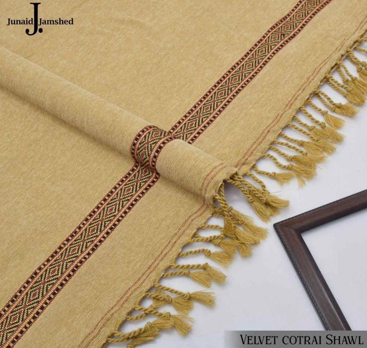 Men’s Velvet Shawl – Luxury Winter Collection with Border Work & Tassels