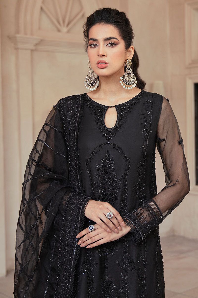 MUSHQ Wedding Edition – Net & Organza Embroidered 3PC Luxury Dress