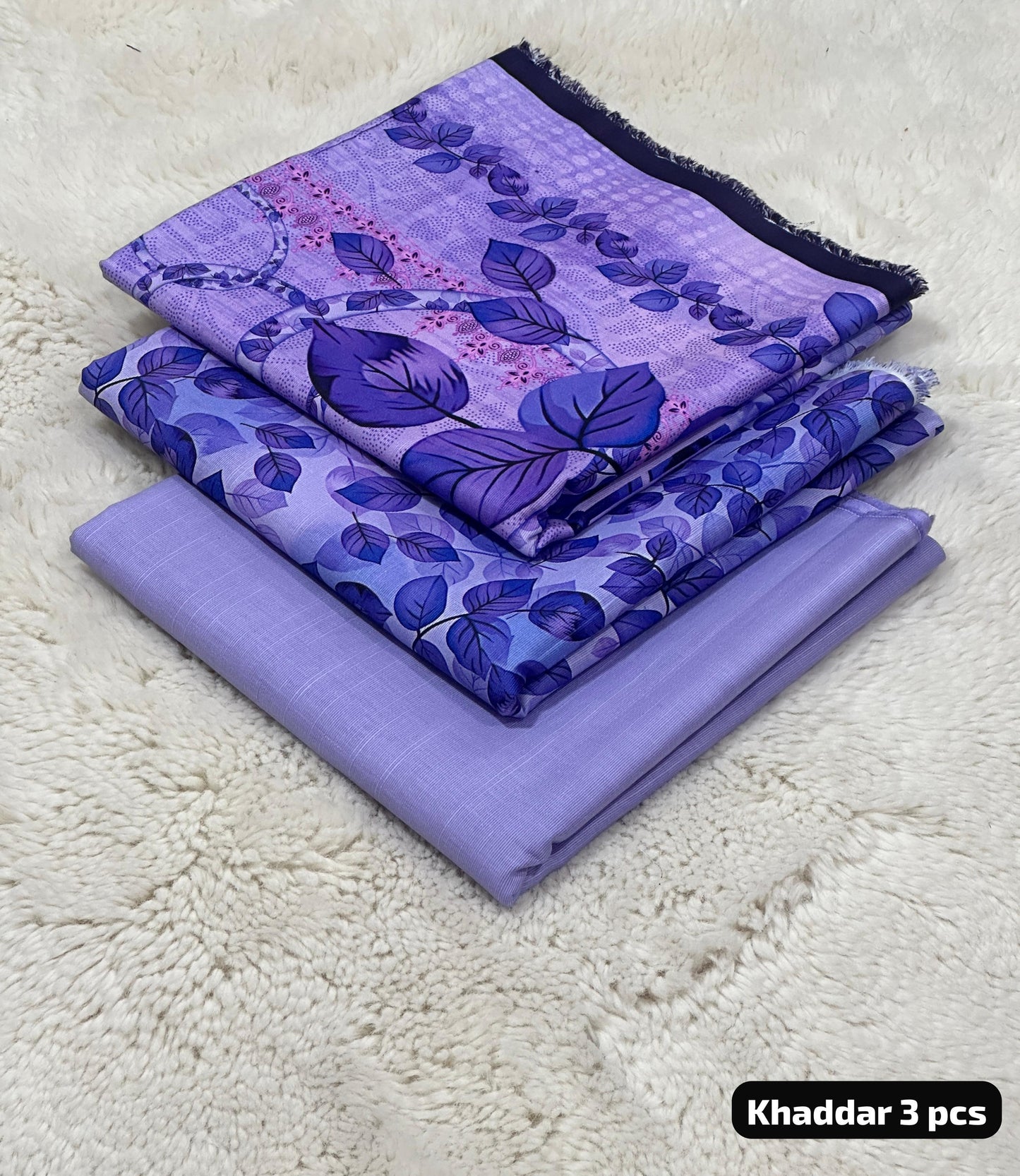 Nishat Khaddar 3PC Suit – Printed Shirt, Trouser & Dupatta