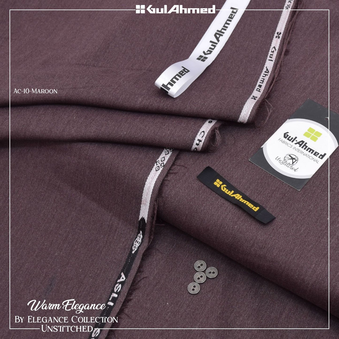 Gul Ahmed Men’s Semi Wool – Unstitched Winter Collection