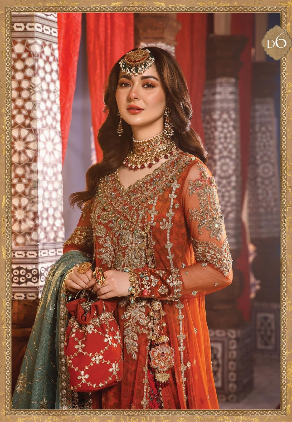 Embroidered Net & Organgza Luxury Party Wear