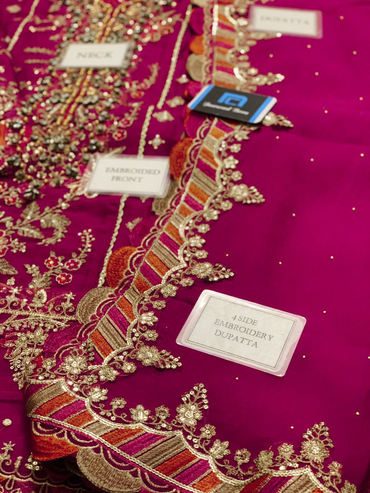 Maria B Chiffon Collection 2024 – Luxury 3PC Embroidered