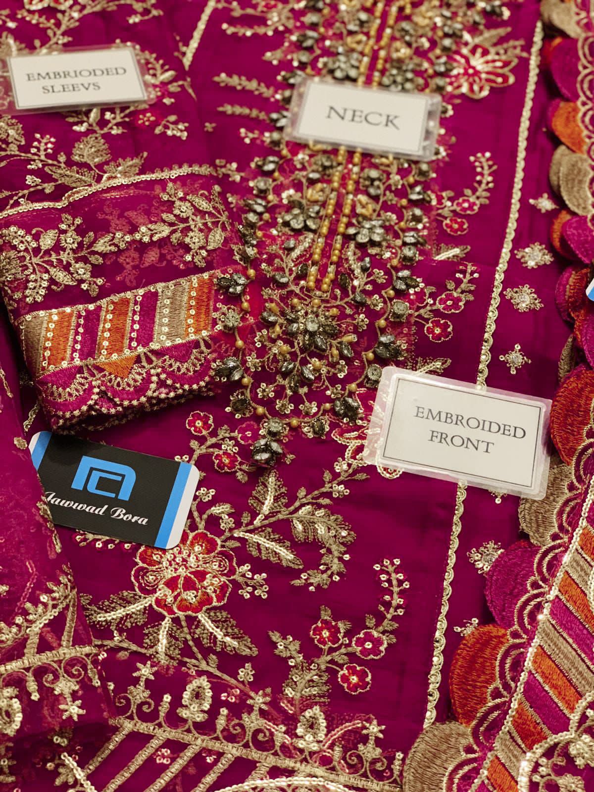 Maria B Chiffon Collection 2024 – Luxury 3PC Embroidered