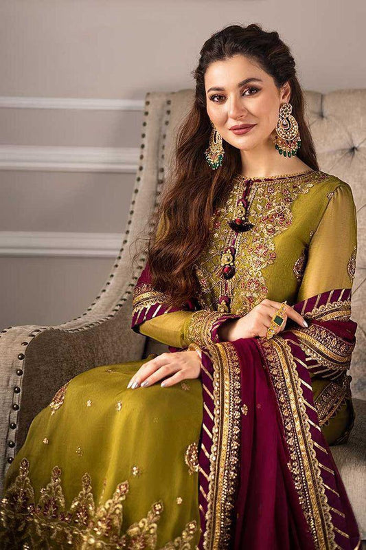 Luxury Chiffon – Luxury Unstitched Embroidered 3PC Dress