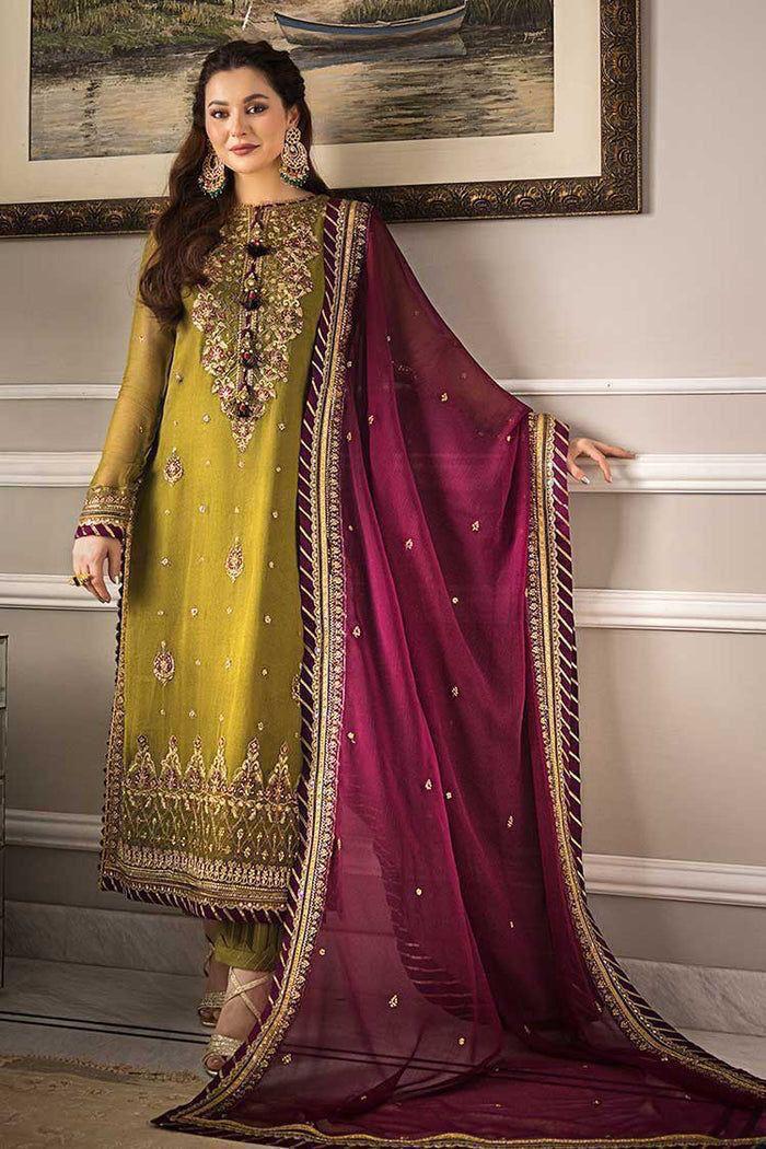 Luxury Chiffon – Luxury Unstitched Embroidered 3PC Dress