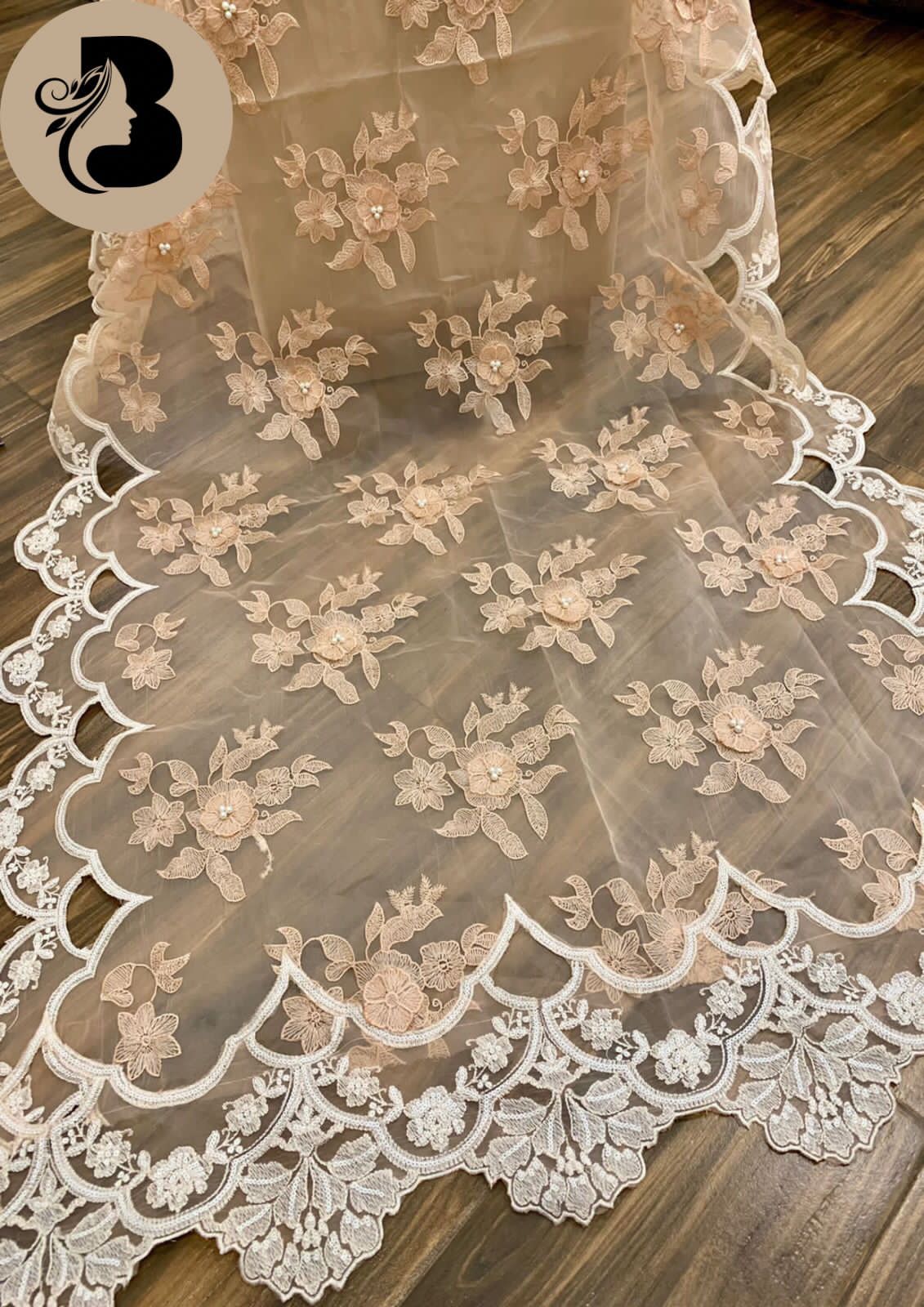 Maria B Heritage Edition 2023 – Heavy Embroidered Organza Dress